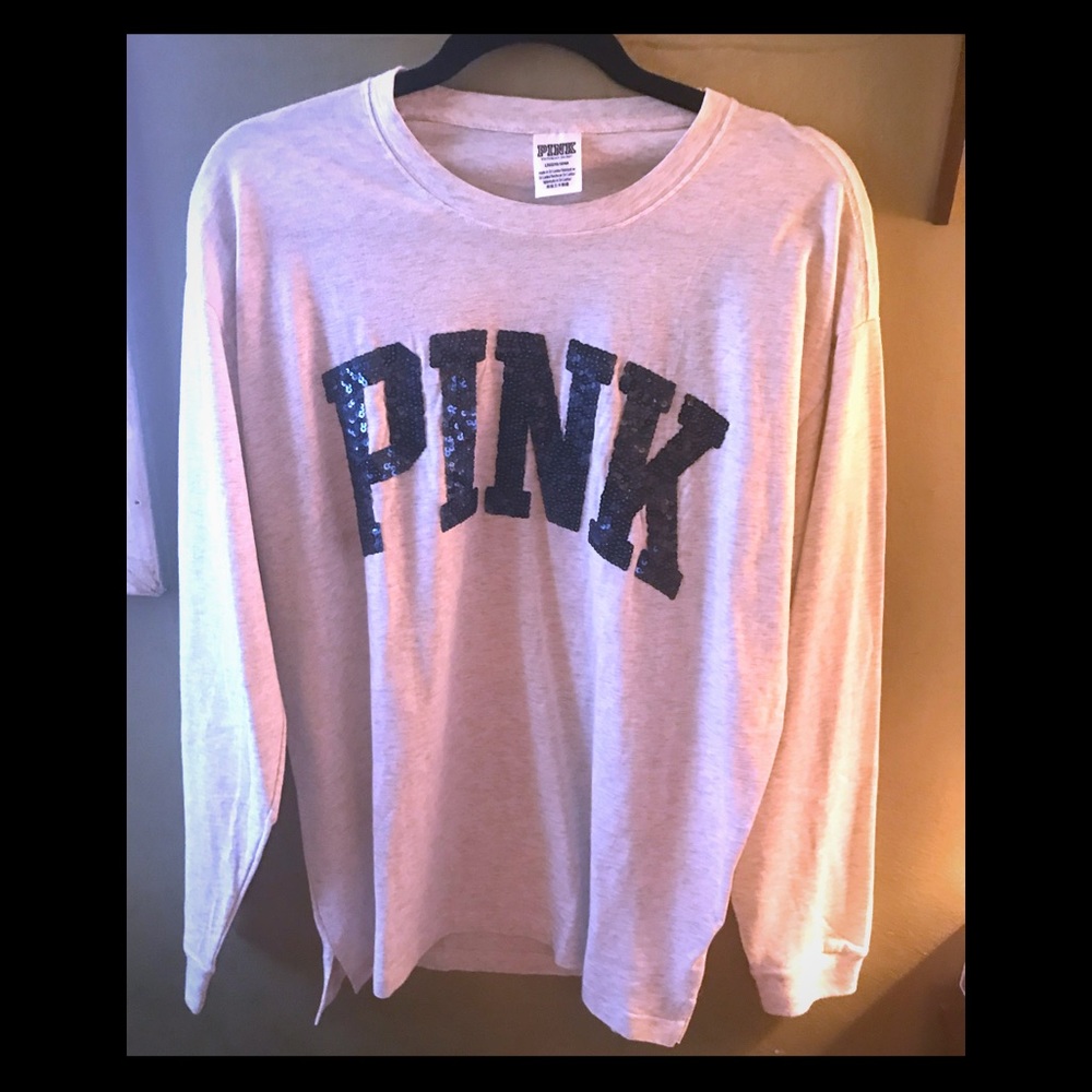 NWOT Victoria secret pink size large bling shirt